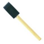 Foam Brush with wooden handle