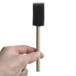 Foam Brush with wooden handle