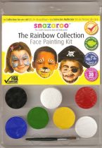   Body Paint Snazaroo Rainbow Face Painting Kit 6 pcs accessories