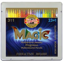 Koh-I-Noor PROGRESSO MAGIC Multicoloured Penciles - 24