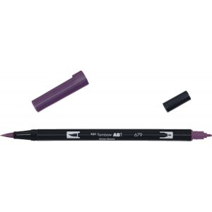 Tombow ABT Dual Brush Pen - szín: 679 (Dark Plum)