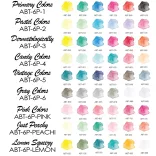 Kétvégű alkoholos marker készlet - Átlátszó füles dobozban - 24 db-os