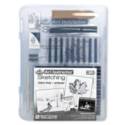   Művészeti oktató készlet - Rajzolás a természetben- műanyag hordtáskában