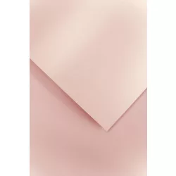   Metálfényű karton 220gr - Kétoldalas, A4 - Púderrózsaszín