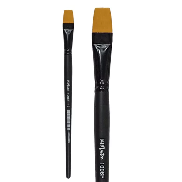 Ecset, szintetikus - ARTIKON Master 1006F Sythetic Flat Gold Taklon Art Brush - 14