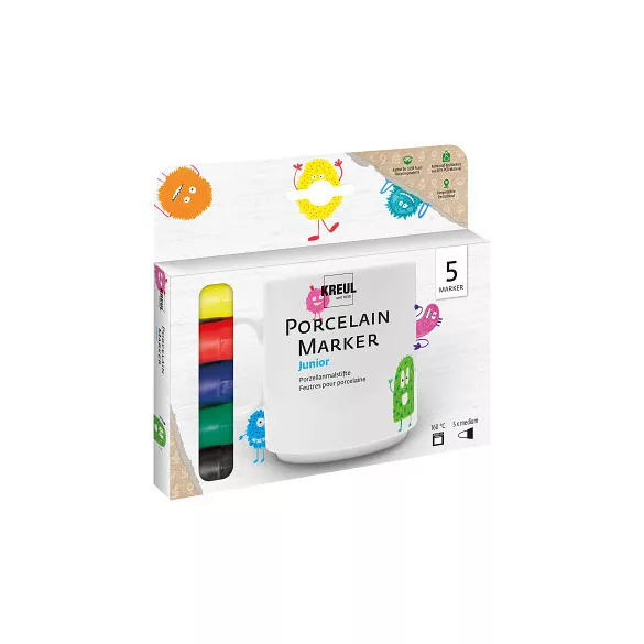 Porcelán filctoll készlet Kreul 5 db