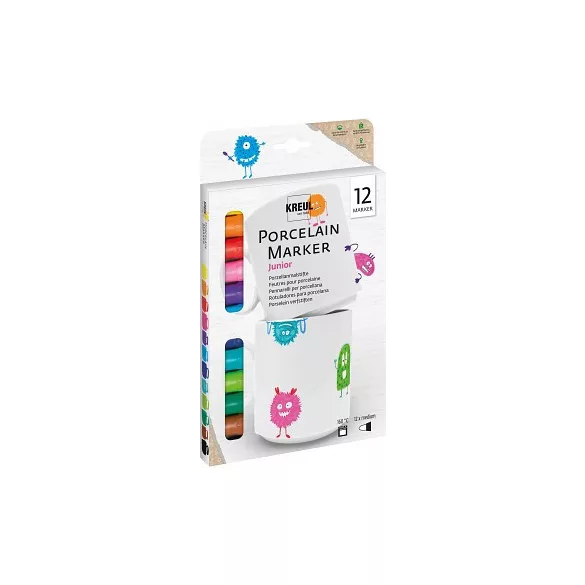 Kreul porcelán marker készlet 12db