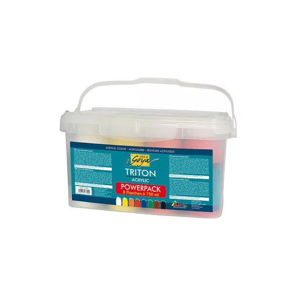 Nagy akrilfesték készlet Kreul Triton 8x750ml Powerpack