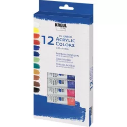 Set of acrylic paints El Greco 12x12ml