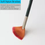 Brush Set, Syntethic - Ecsetkészlet - MEEDEN Art Oil Paint Brush Set, 10pcs