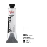 Művésztempera, tubusos - ROSA Gallery Gouache paint 20ml - 802 Zink White