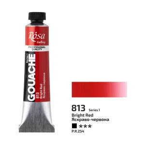 Művésztempera, tubusos - ROSA Gallery Gouache paint 20ml -  813 Bright Red