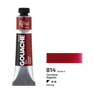 Művésztempera, tubusos - ROSA Gallery Gouache paint 20ml -  814 Carmine