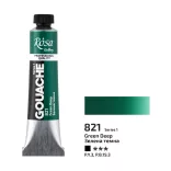 Művésztempera, tubusos - ROSA Gallery Gouache paint 20ml - 821 Green Deep