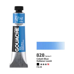 Művésztempera, tubusos - ROSA Gallery Gouache paint 20ml - 828 Cobalt Blue