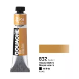 Művésztempera, tubusos - ROSA Gallery Gouache paint 20ml - 832 Yellow Ochre