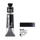 Művésztempera, tubusos - ROSA Gallery Gouache paint 20ml - 840 Lamp Black
