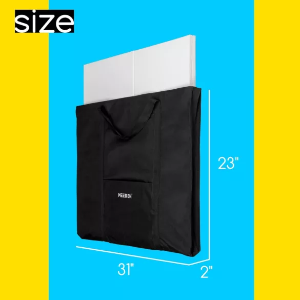 MEEDEN Studio Art Portfolio Case Water-proof with Double compartments, 78x58x5cm  (2"x23"x31"in)