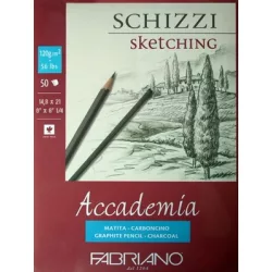 Vázlattömb, Fabriano Accademia spirál 120g 21x29,7cm A4 