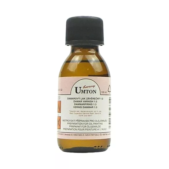 Dammárlakk, fényes - Umton Dammar Glossy Varnish - 200ml