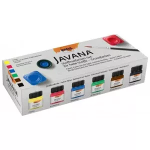 Javana fabric paint set for light textiles 6x20ml – Basic