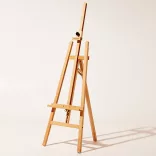 Festőállvány - MEEDEN Basic Beech Wood A-Frame Painting Art Easel 6031-YM - Natural Color