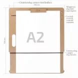 Rajztábla, Egyedi tervezésű MDF - Rósa Sketch Board, 6mm - A/2