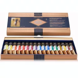   Akvarellfesték készlet, tubusos - Mijello Mission Gold Class Pure Pigment Watercolor Set (MWC-1517P) – 17 x 15ml