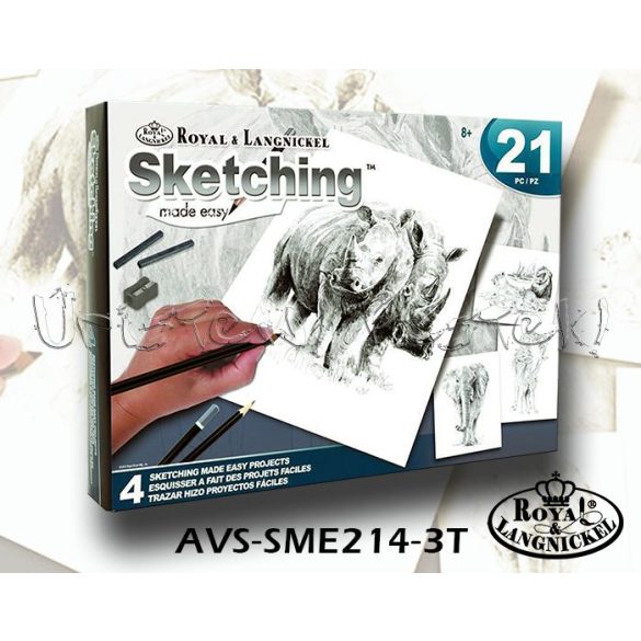 Rajzkészlet - Royal&Langnickel Sketching Made Easy 21 - Safari