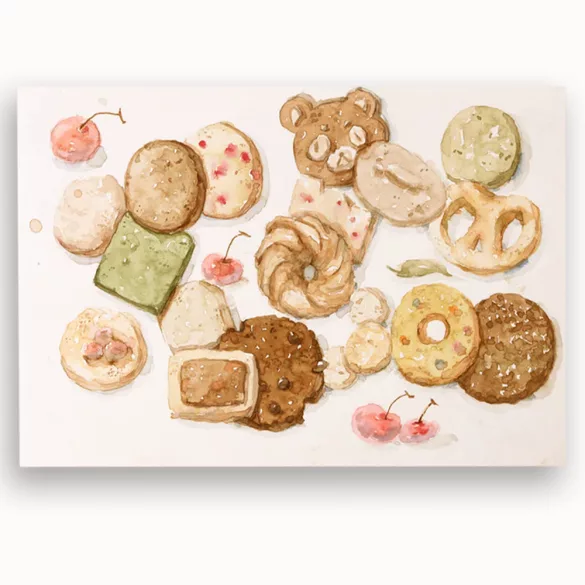 Akvarelltömb - Baohong Pure Cotton Hot Press Watercolor Paper Pad 180x125mm