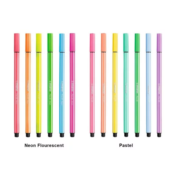 STABILO Pen 68 felt-tip pen - Neon Green
