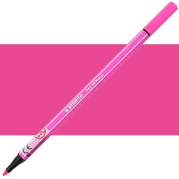 Filc 1mm - STABILO Pen 68 Fiber Tip 1mm - Neon Pink