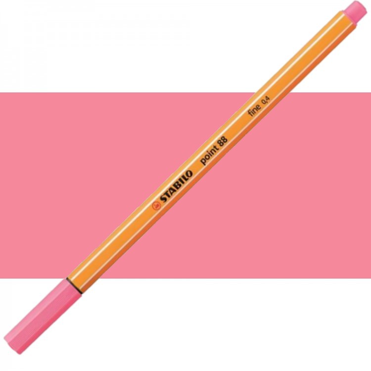 Stabilo Point 88 Fineliner Pen 0.4mm Neon Pink