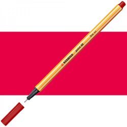Tűfilc - STABILO Point 88 Fineliner, 0.4 mm - Crimson   