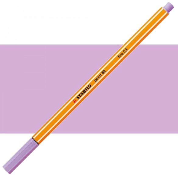 Tűfilc - STABILO Point 88 Fineliner, 0.4 mm - Light Lilac