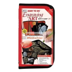   Képkarcoló készlet gyerekeknek - Ajándékkészlet gyerekeknek cipzáras tartóban