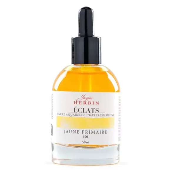Jacques Herbin Éclats Fine Art Ink, 50ml - Yellow