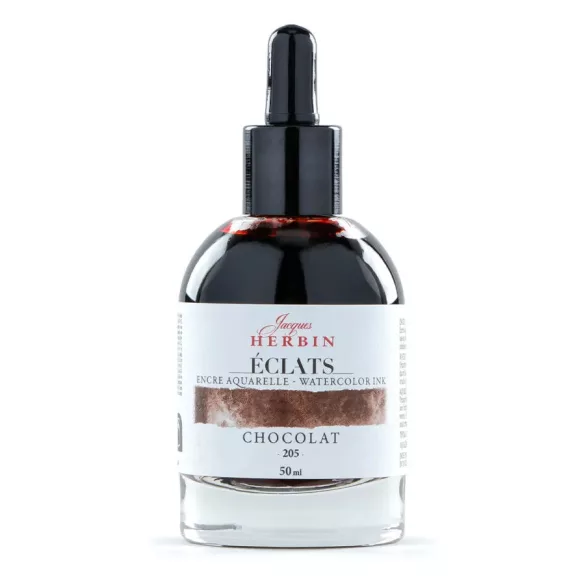 Jacques Herbin Éclats Fine Art Ink, 50ml - Chocolate