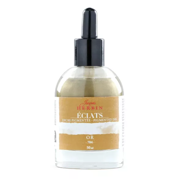 Jacques Herbin Éclats Fine Art Ink, 50ml - Gold