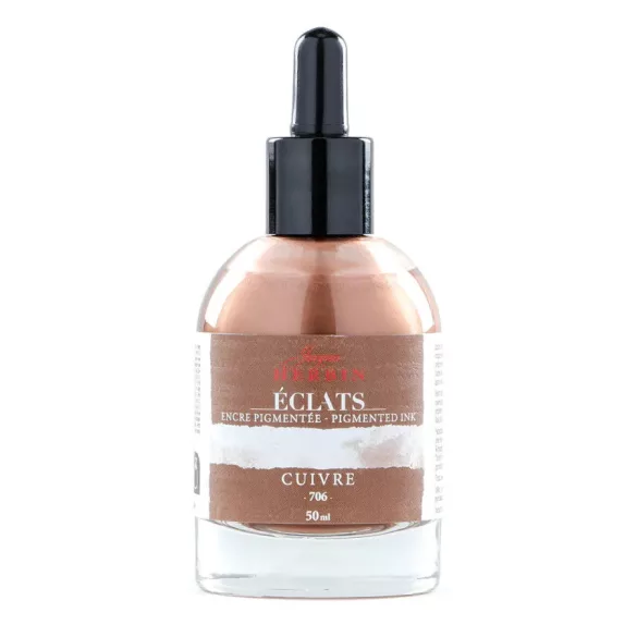 Jacques Herbin Éclats Fine Art Ink, 50ml - Copper