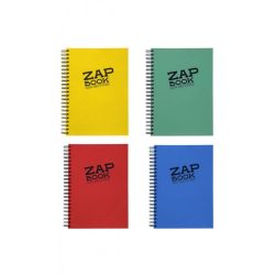   Clairefontaine Zap Book spirálkötött rajztömb színes borítóval - 100% - ban újrahasznosított papírból- 80g/m2 160 ív A4