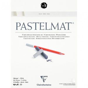 Pastelmat pasztelltömb 360g 18x24cm 12 lap - Fehér