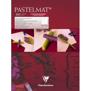 Pastelmat pasztelltömb 360g 30x40cm 12 lap - Fehér (Borító enyhén sérült)