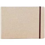 Clairefontaine Goldline rajztömb, fehér rajzpapír, utazáshoz, vászon borító, gumipánt 180 g/m2 32 ív A6