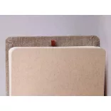 Clairefontaine Goldline rajztömb, fehér rajzpapír, utazáshoz, vászon borító, gumipánt 180 g/m2 32 ív A6