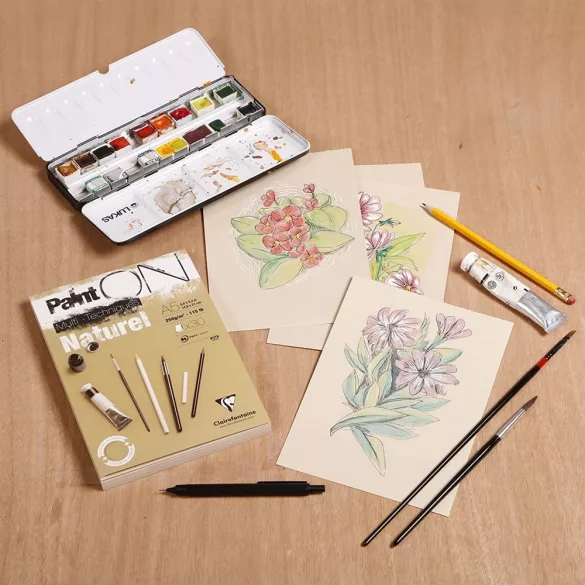 Pastel Pad Fabriano Tiziano Nero - BLACK