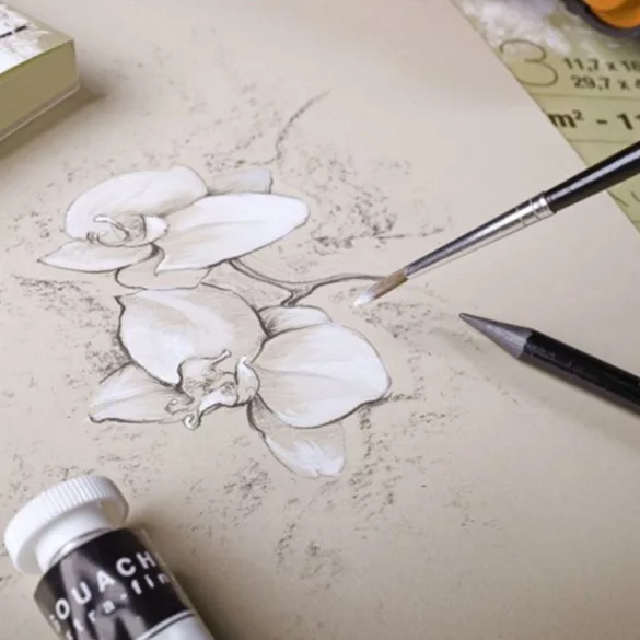 Pastel Pad Fabriano Tiziano Nero - BLACK