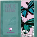 Színezőkönyv, Felnőtt szinező - Clairefontaine Colouring Book, 36 Pages, 120g, 20x20cm - Butterfly