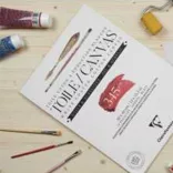 Canvas Pad - Clairefontaine - primed, 100% cotton, 345 gr - 30*40cm