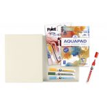 Watercolour set in cardboard box - Molotow-Clairefontaine Competence Set Aqua A5 + A5 - 300 + 250 g/m2 - 23 x 18 cm